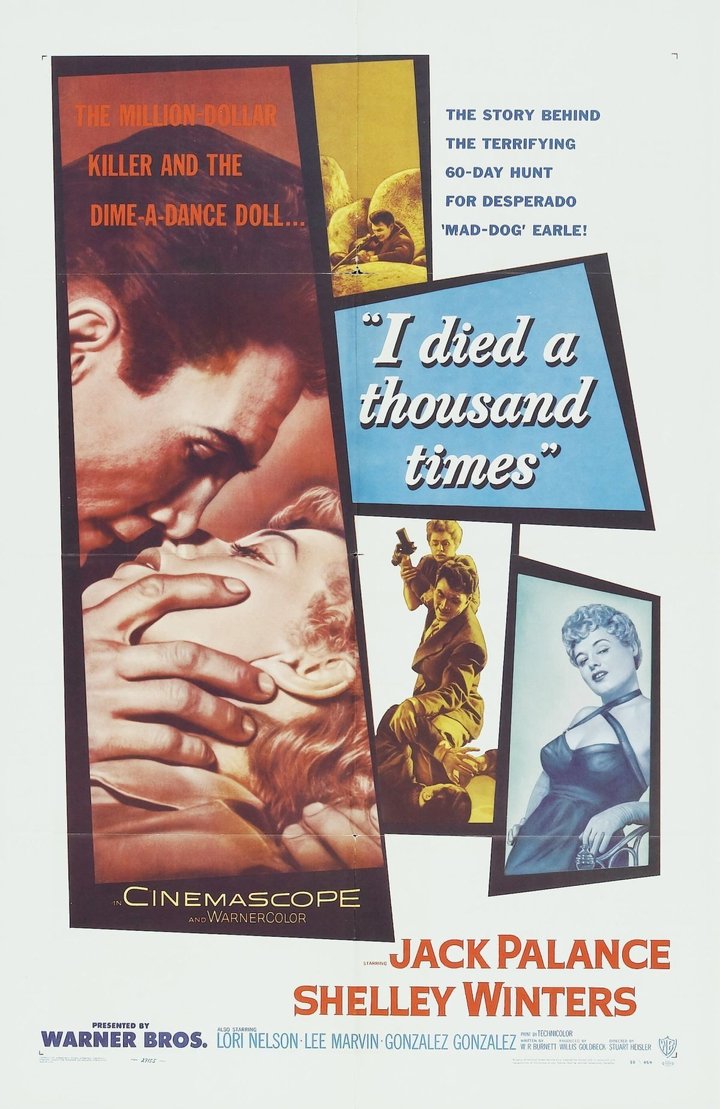 I Died A Thousand Times (1955) Poster