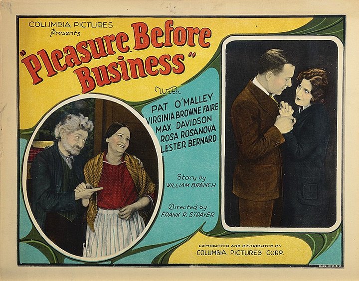 Pleasure Before Business (1927) Poster