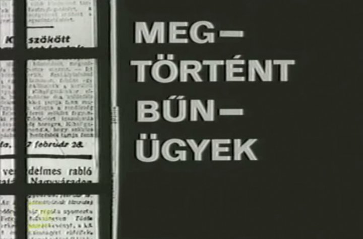 Megtörtént Bünügyek (1974) Poster