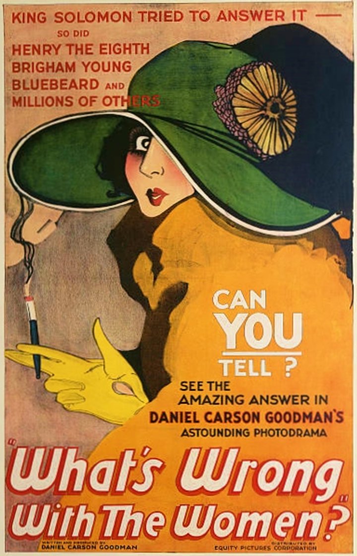 What's Wrong With The Women? (1922) Poster