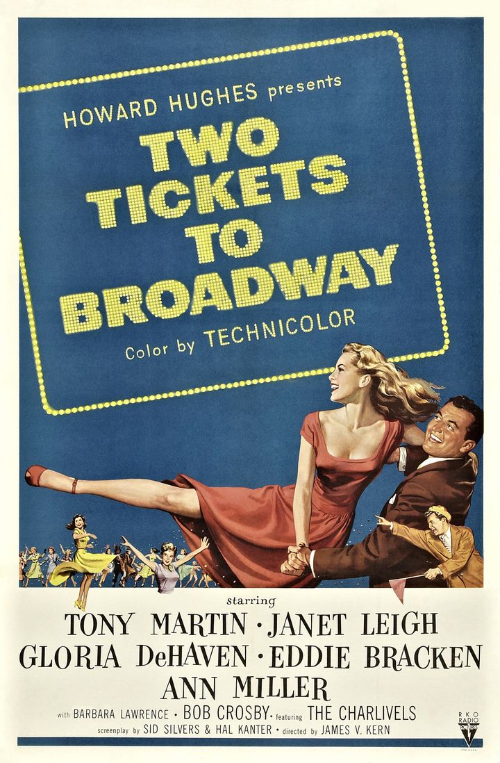 Two Tickets To Broadway (1951) Poster