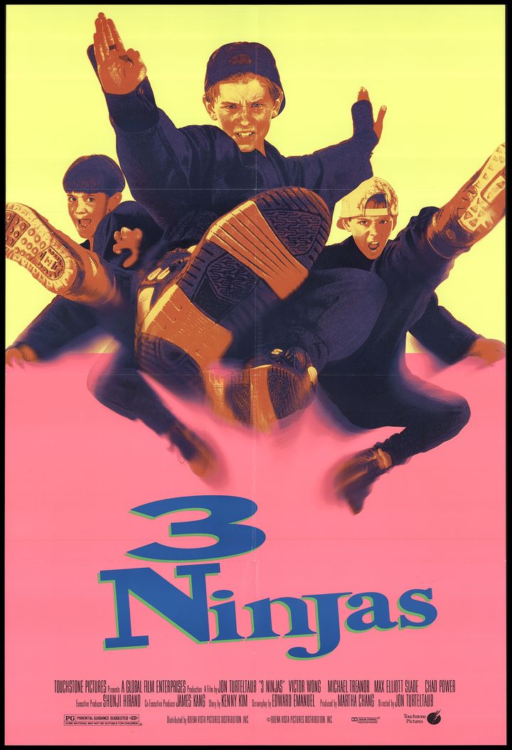 3 Ninjas (1992) Poster