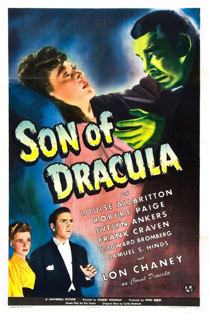 Son Of Dracula (1943) Poster