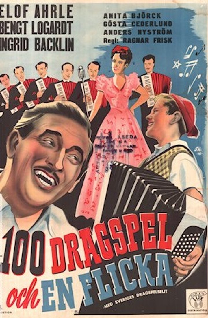 100 Dragspel Och En Flicka (1946) Poster