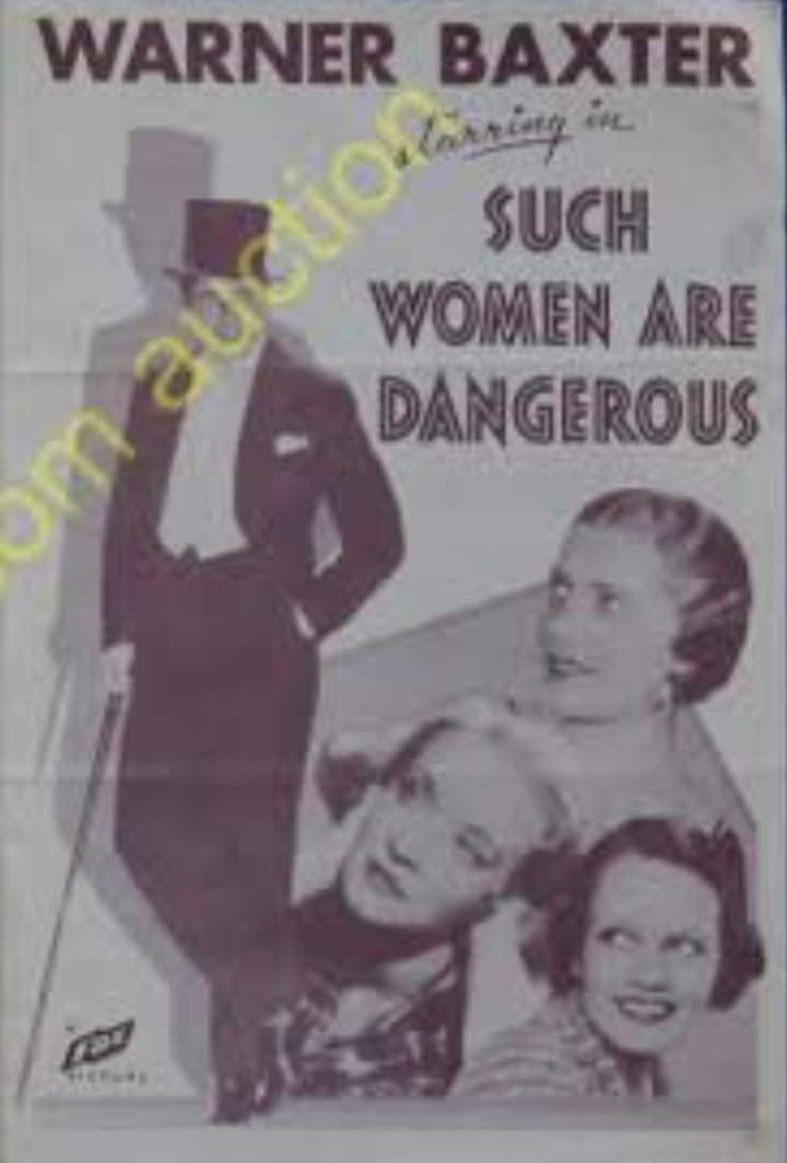 Such Women Are Dangerous (1934) Poster