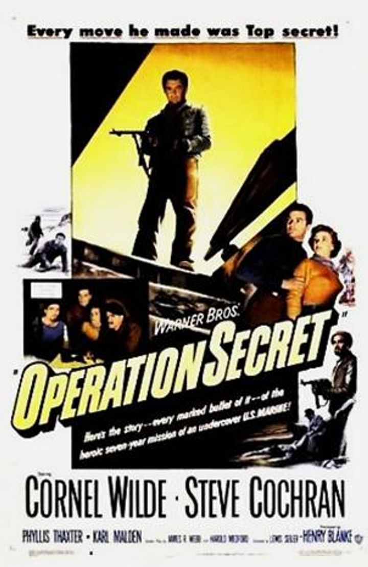 Operation Secret (1952) Poster