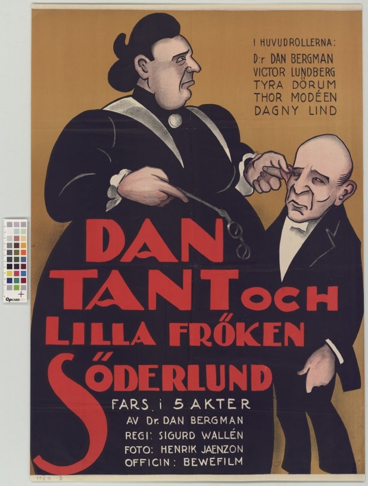 Dan, Tant Och Lilla Fröken Söderlund (1924) Poster