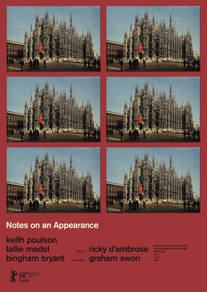 Notes On An Appearance (2018) Poster