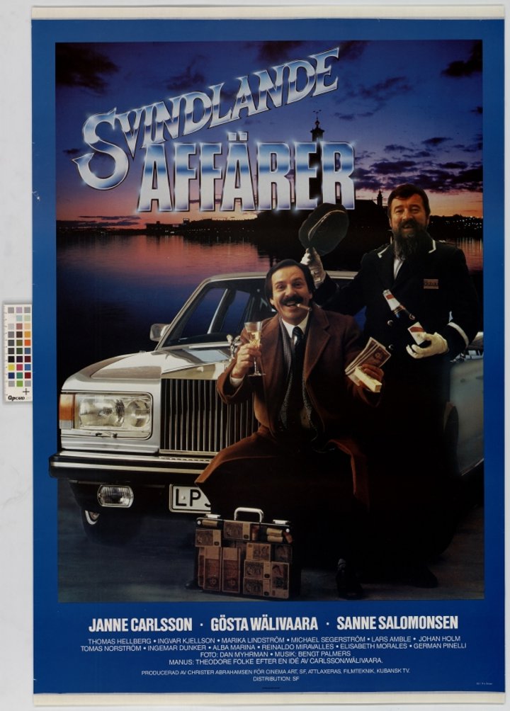 Svindlande Affärer (1985) Poster