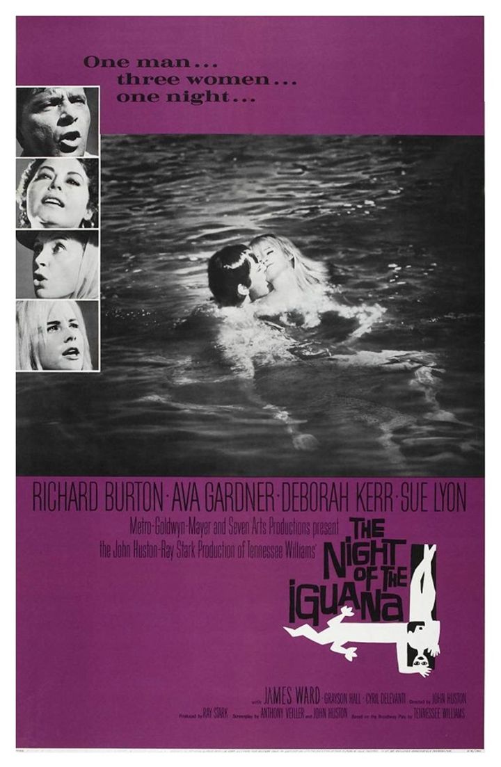 The Night Of The Iguana (1964) Poster