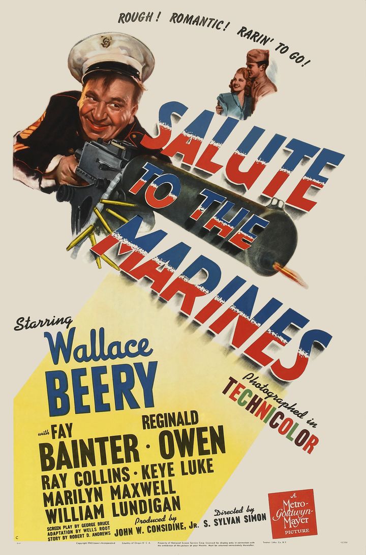 Salute To The Marines (1943) Poster