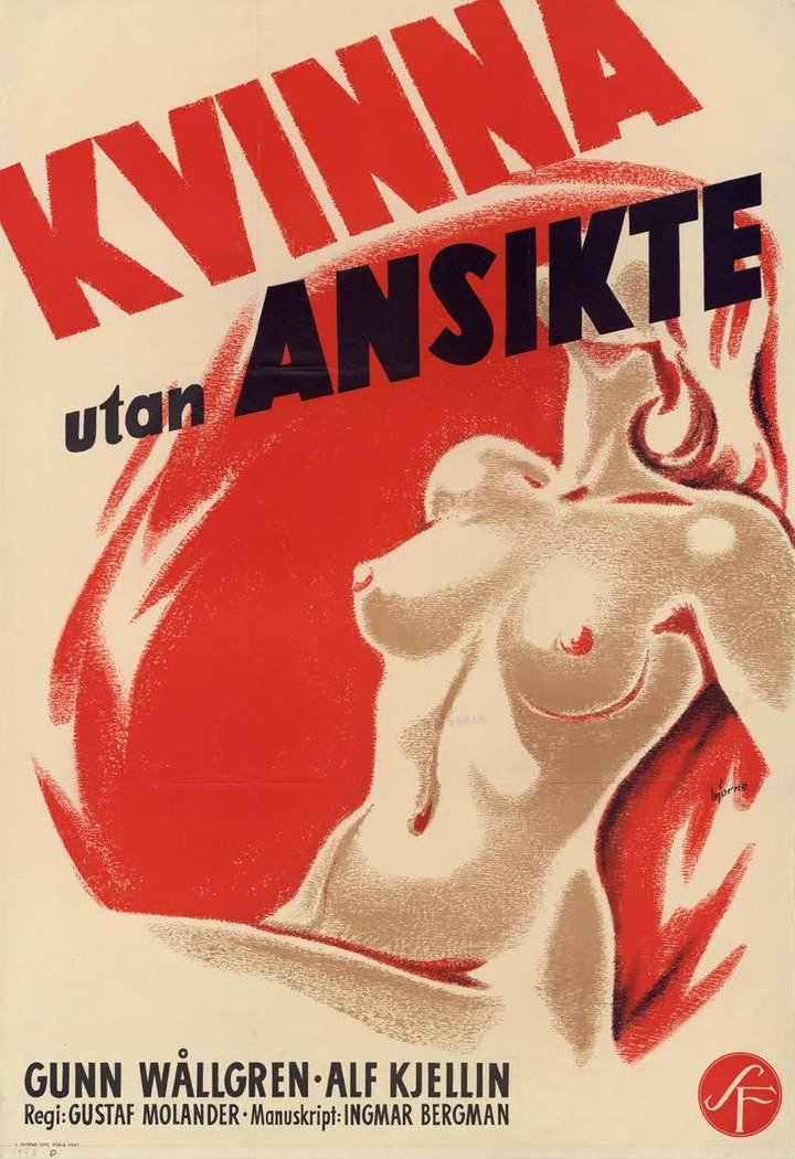 Kvinna Utan Ansikte (1947) Poster