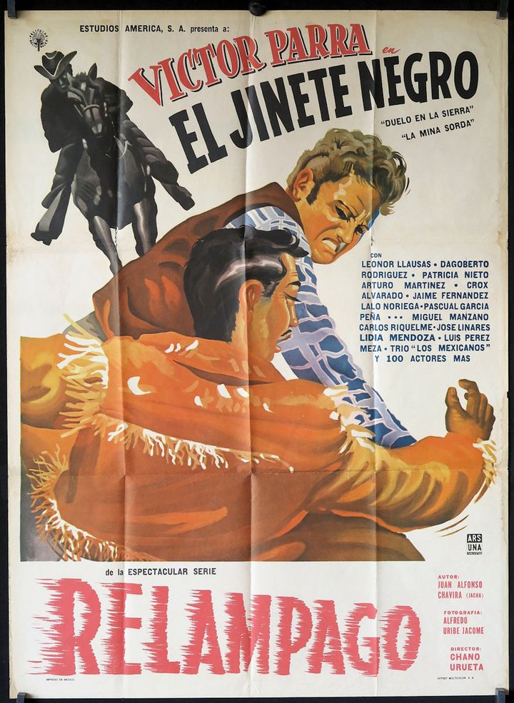 El Jinete Negro (1958) Poster