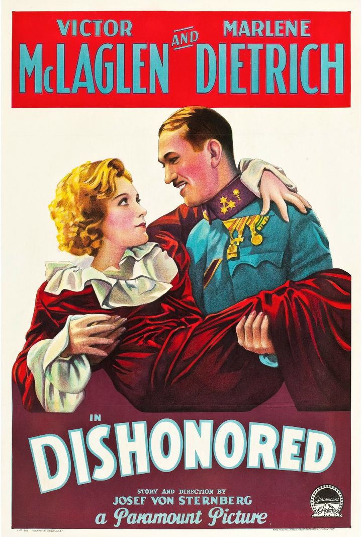 Dishonored (1931) Poster