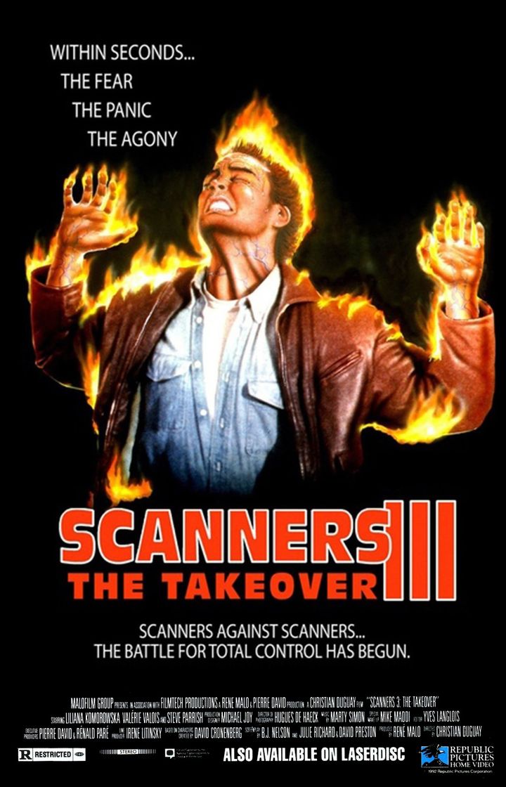 Scanners Iii: The Takeover (1991) Poster