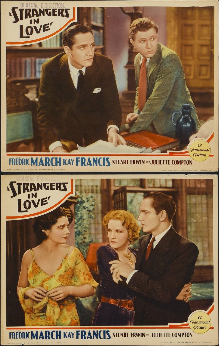 Strangers In Love (1932) Poster