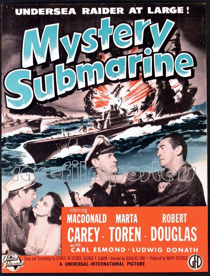 Mystery Submarine (1950) Poster