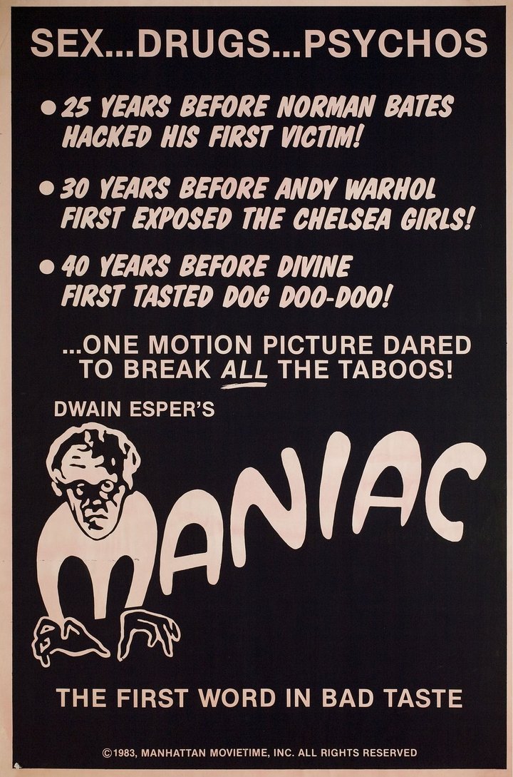 Maniac (1934) Poster