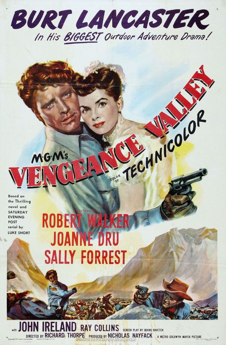 Vengeance Valley (1951) Poster