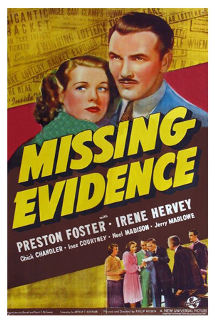 Missing Evidence (1939) Poster