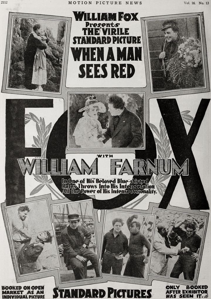 When A Man Sees Red (1917) Poster