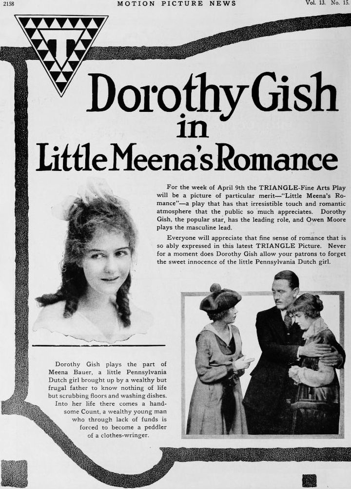 Little Meena's Romance (1916) Poster