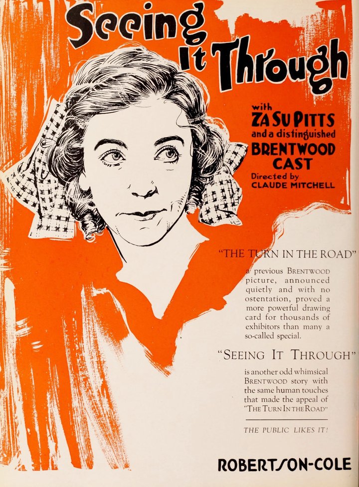 Seeing It Through (1920) Poster