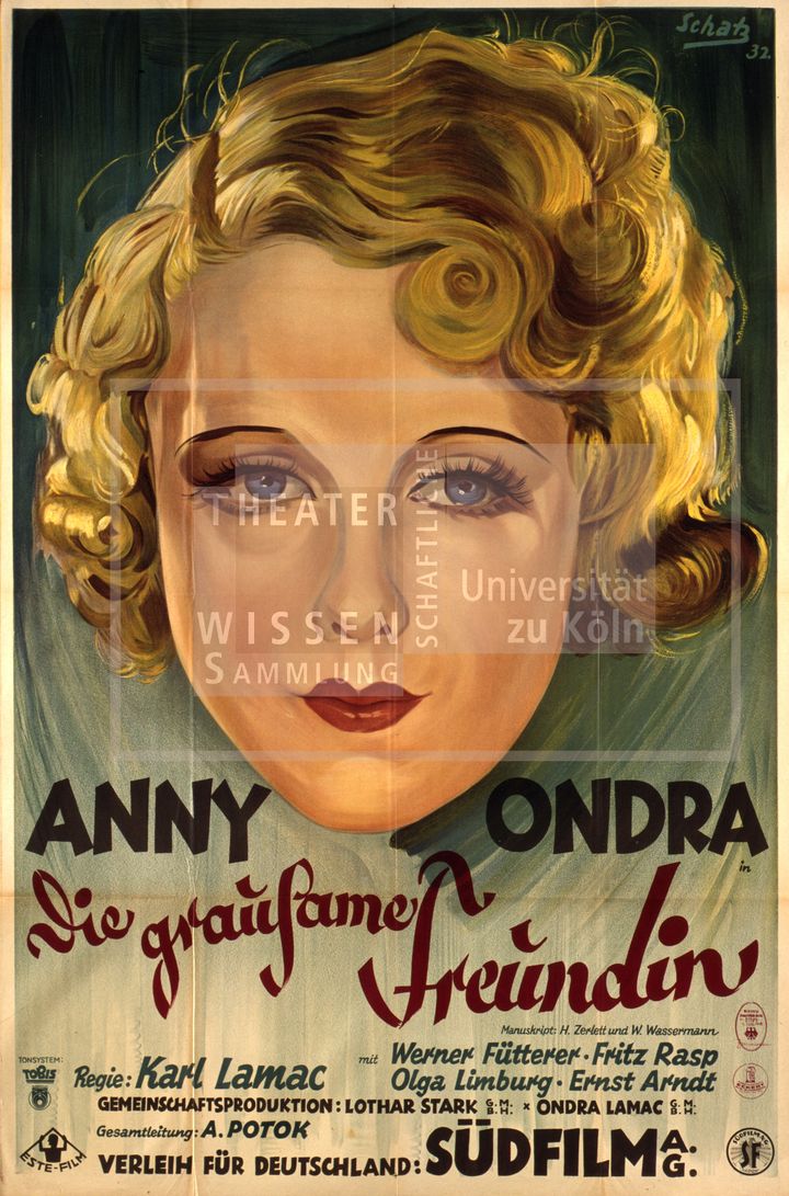 Die Grausame Freundin (1932) Poster