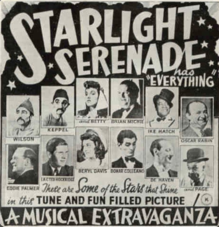 Starlight Serenade (1944) Poster