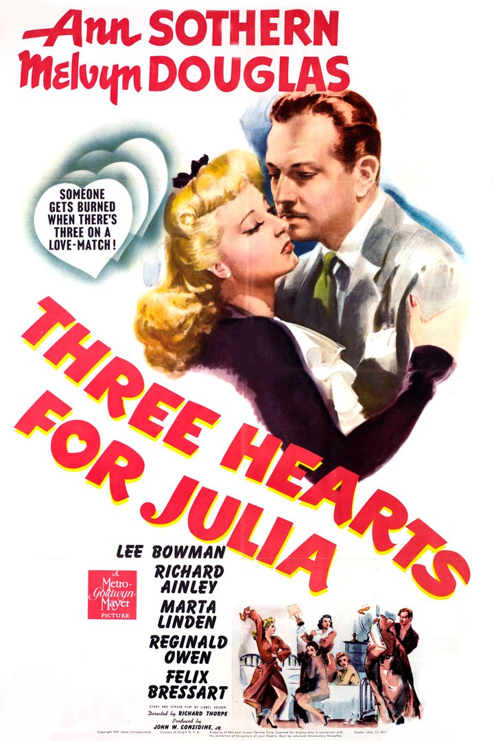 Three Hearts For Julia (1943) Poster