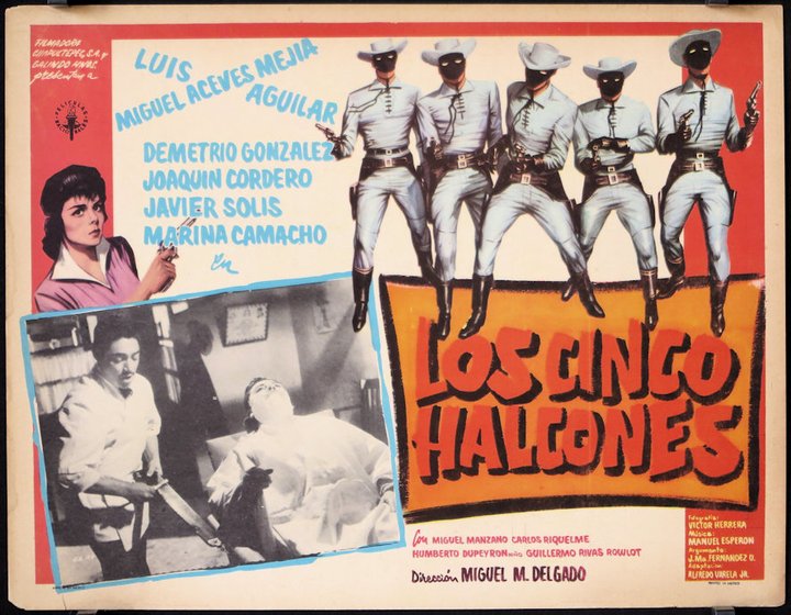 Los Cinco Halcones (1962) Poster