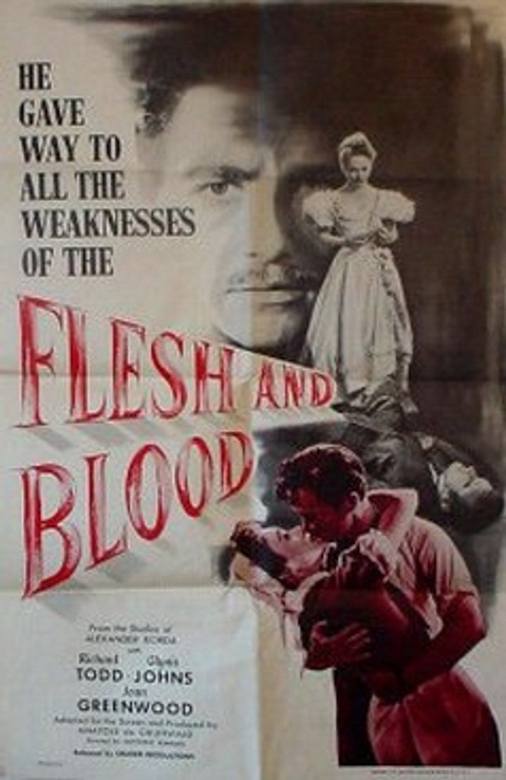 Flesh And Blood (1951) Poster