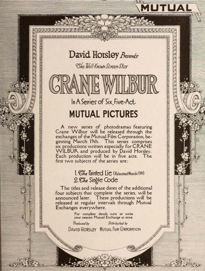 The Single Code (1917) Poster