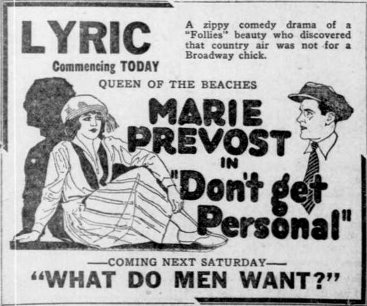 Don't Get Personal (1922) Poster