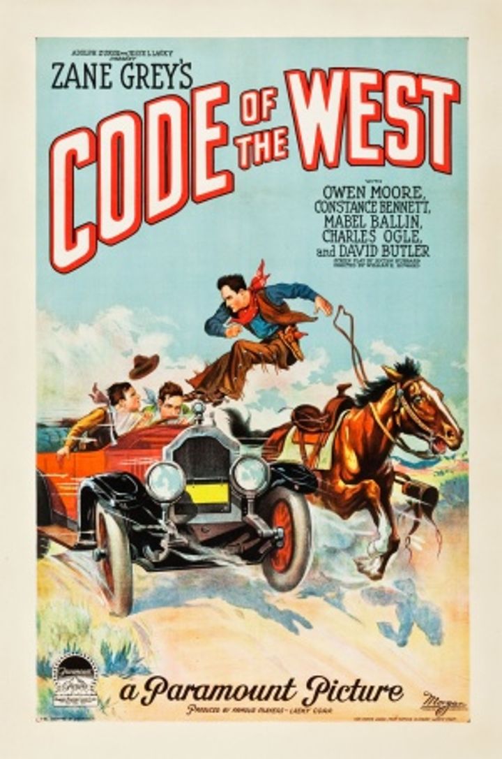 Code Of The West (1925) Poster