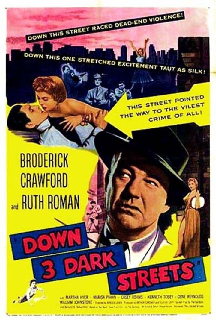 Down Three Dark Streets (1954) Poster