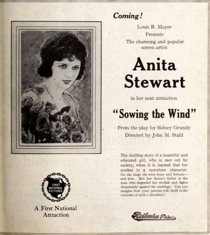 Sowing The Wind (1921) Poster