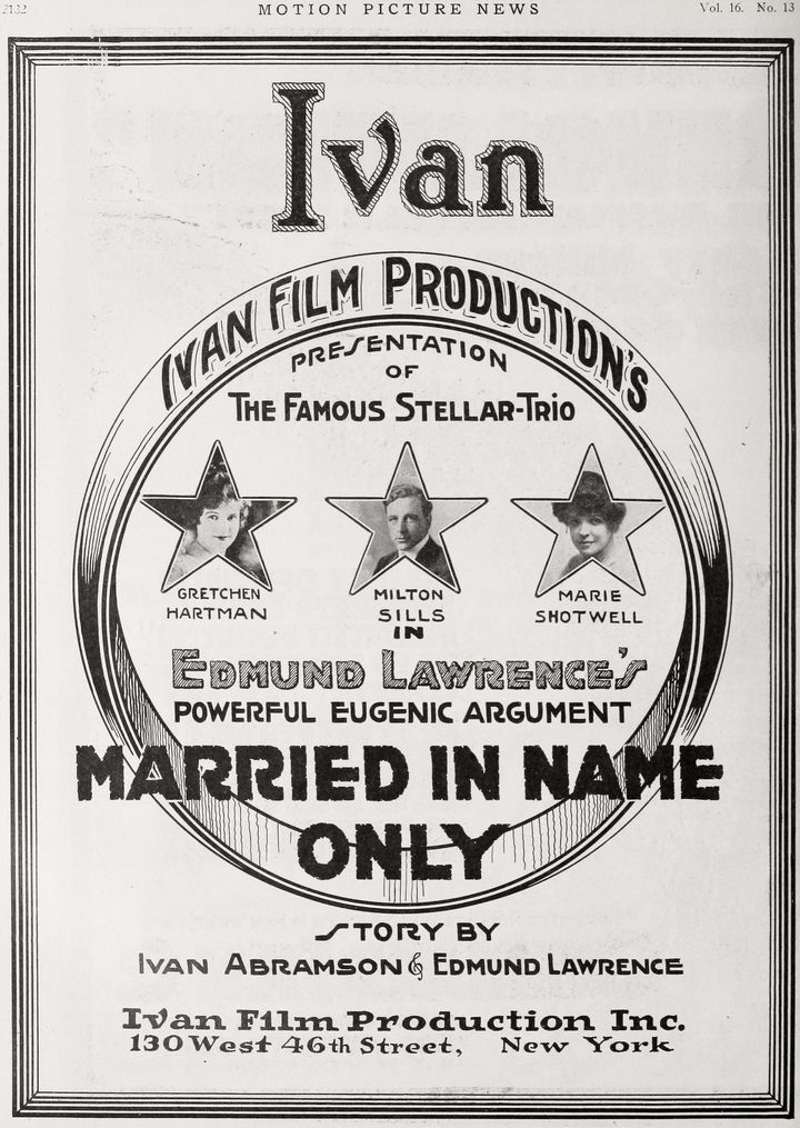 Married In Name Only (1917) Poster