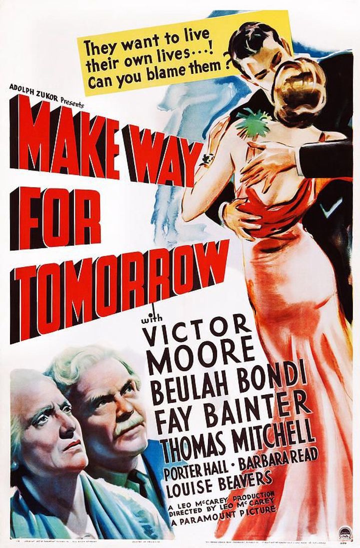 Make Way For Tomorrow (1937) Poster