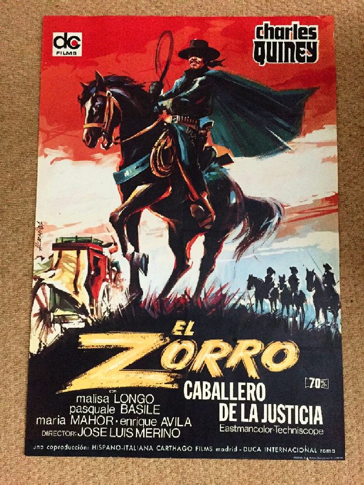 Zorro Il Cavaliere Della Vendetta (1971) Poster