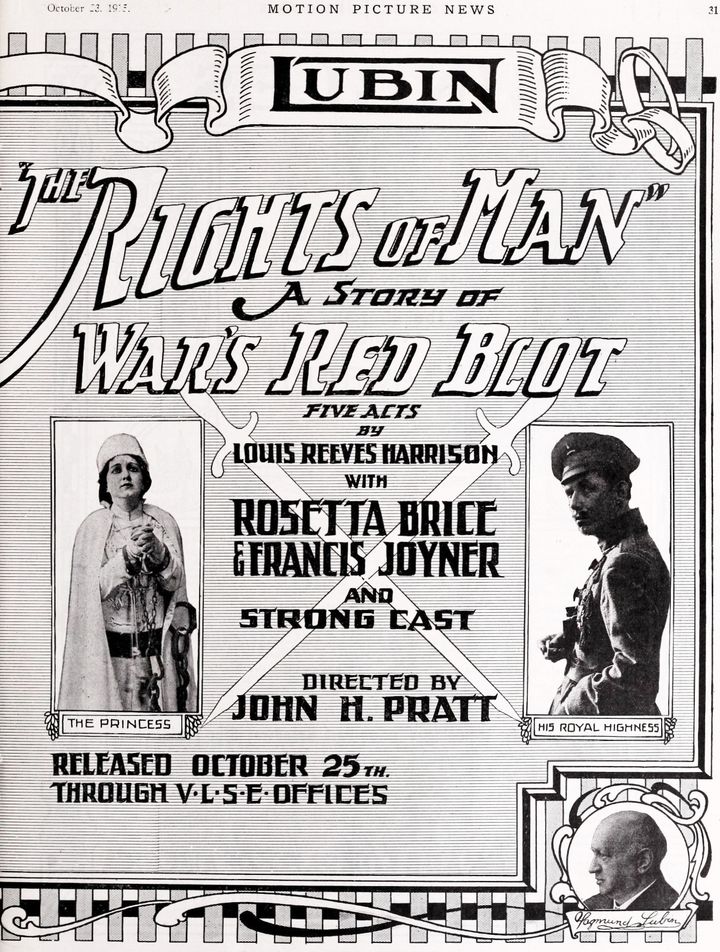 The Rights Of Man: A Story Of War's Red Blotch (1915) Poster