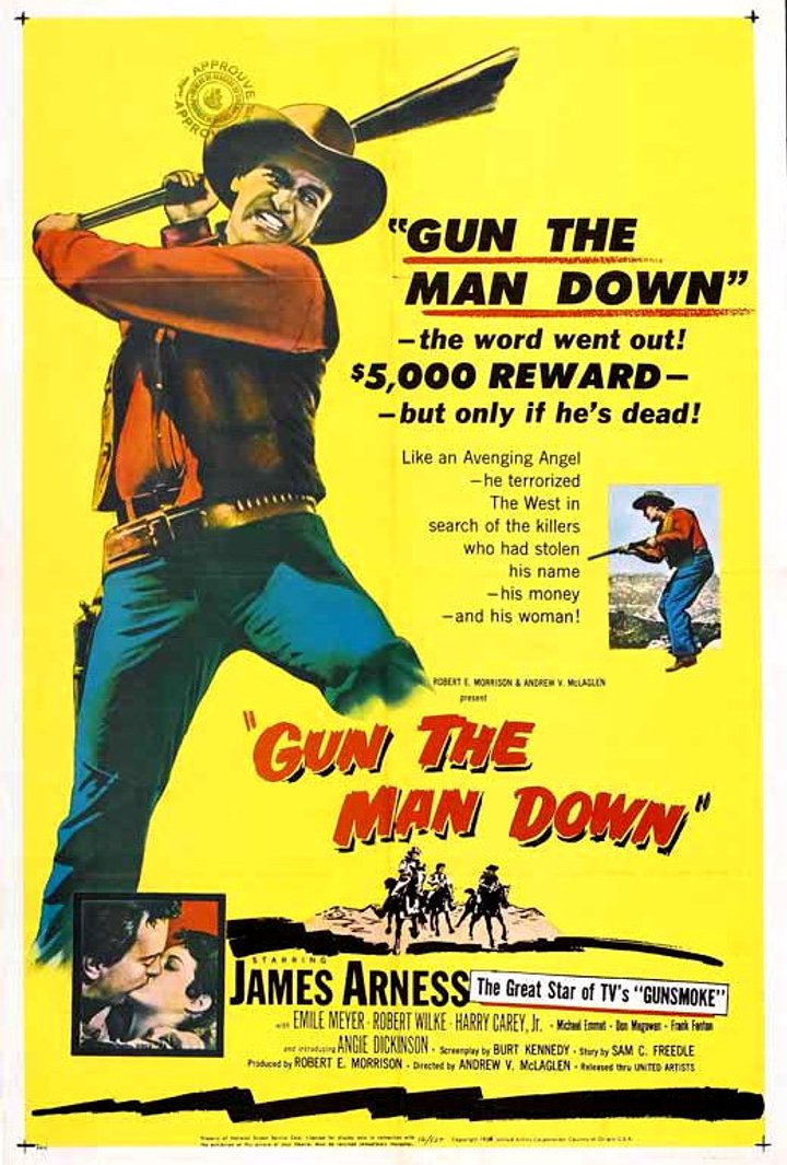 Gun The Man Down (1956) Poster