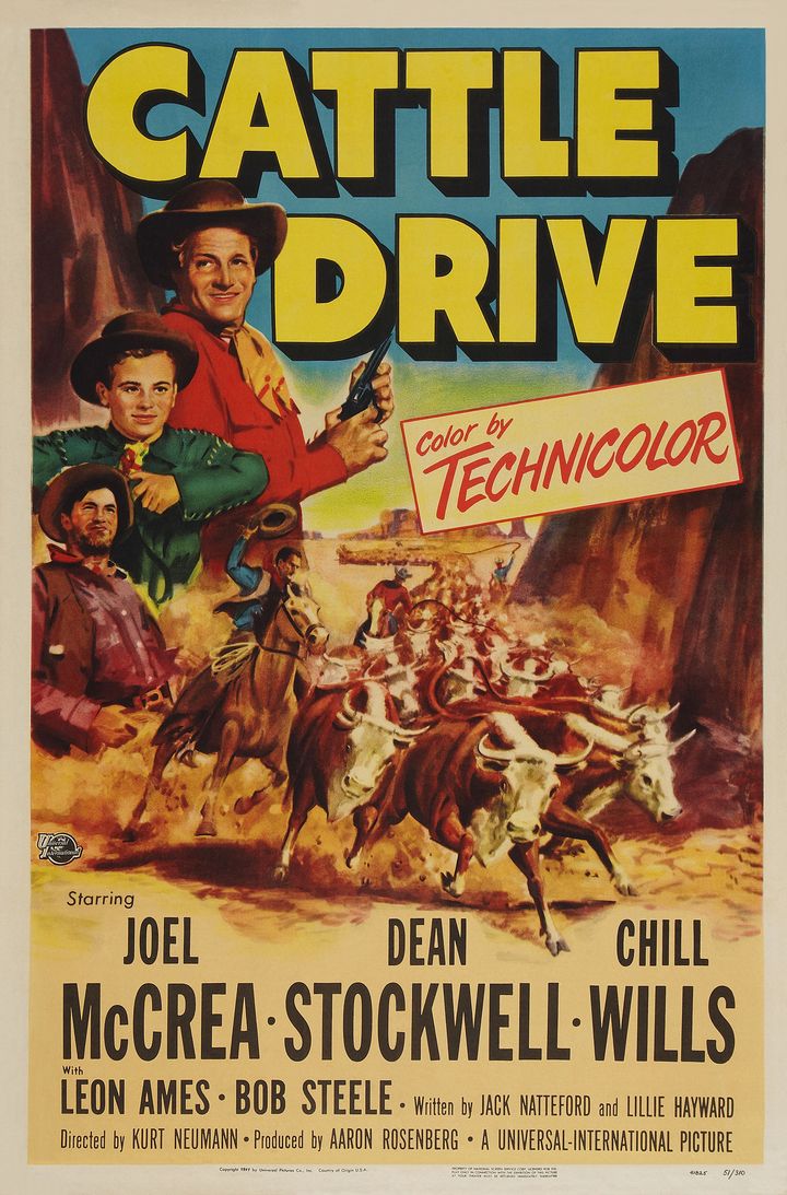 Cattle Drive (1951) Poster