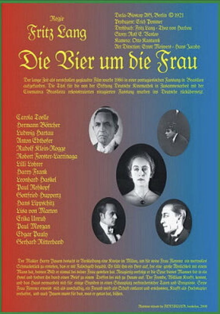 Vier Um Die Frau (1921) Poster