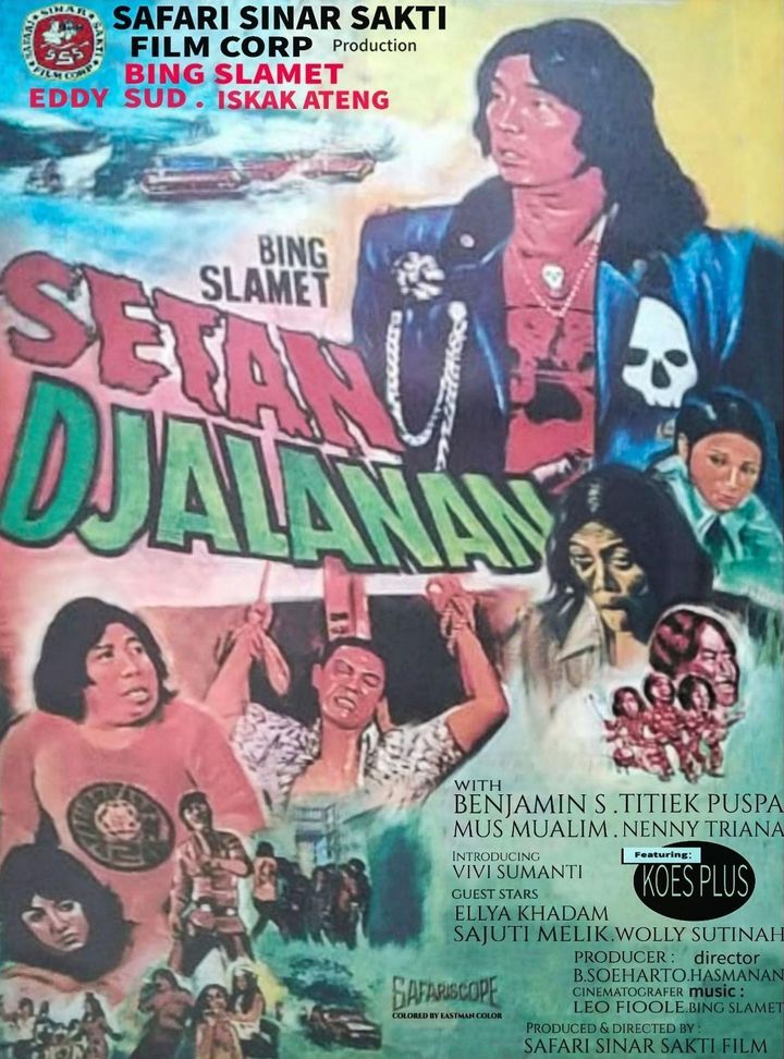 Bing Slamet Setan Djalanan (1972) Poster