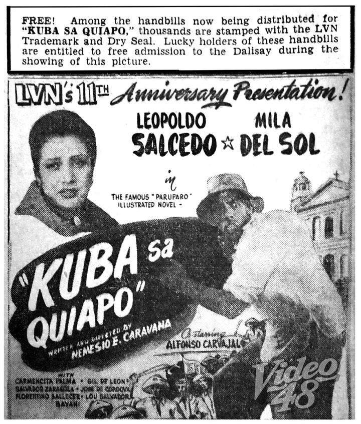 Kuba Sa Quiapo (1949) Poster