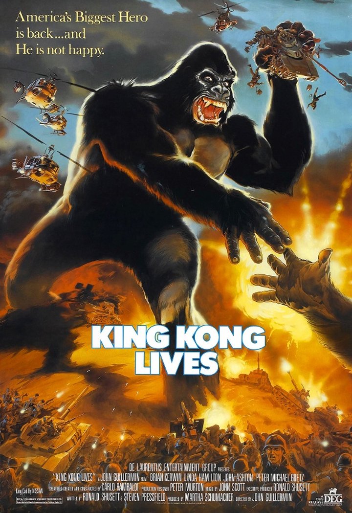 King Kong Lives (1986) Poster