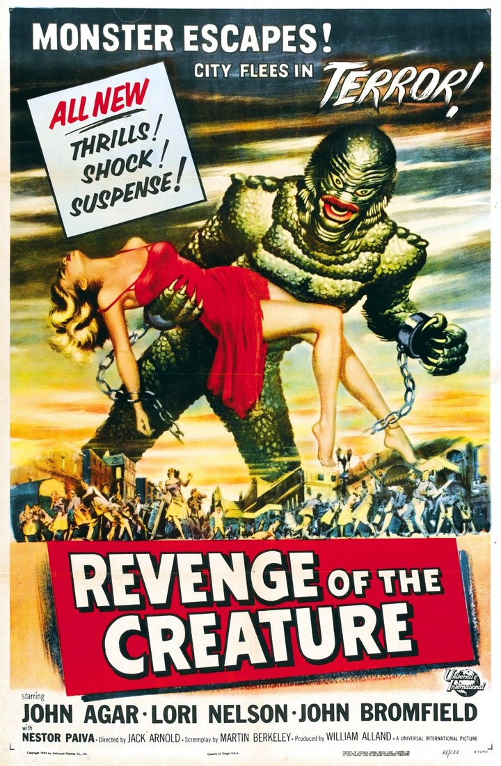 Revenge Of The Creature (1955) Poster