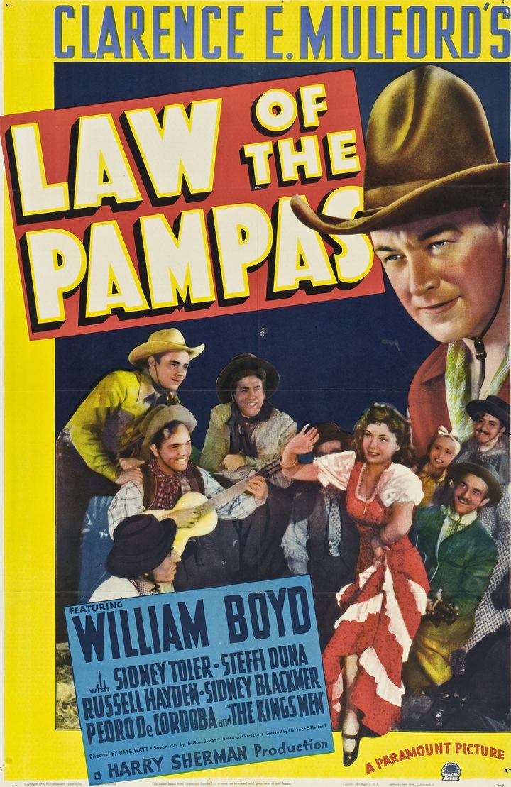 Law Of The Pampas (1939) Poster