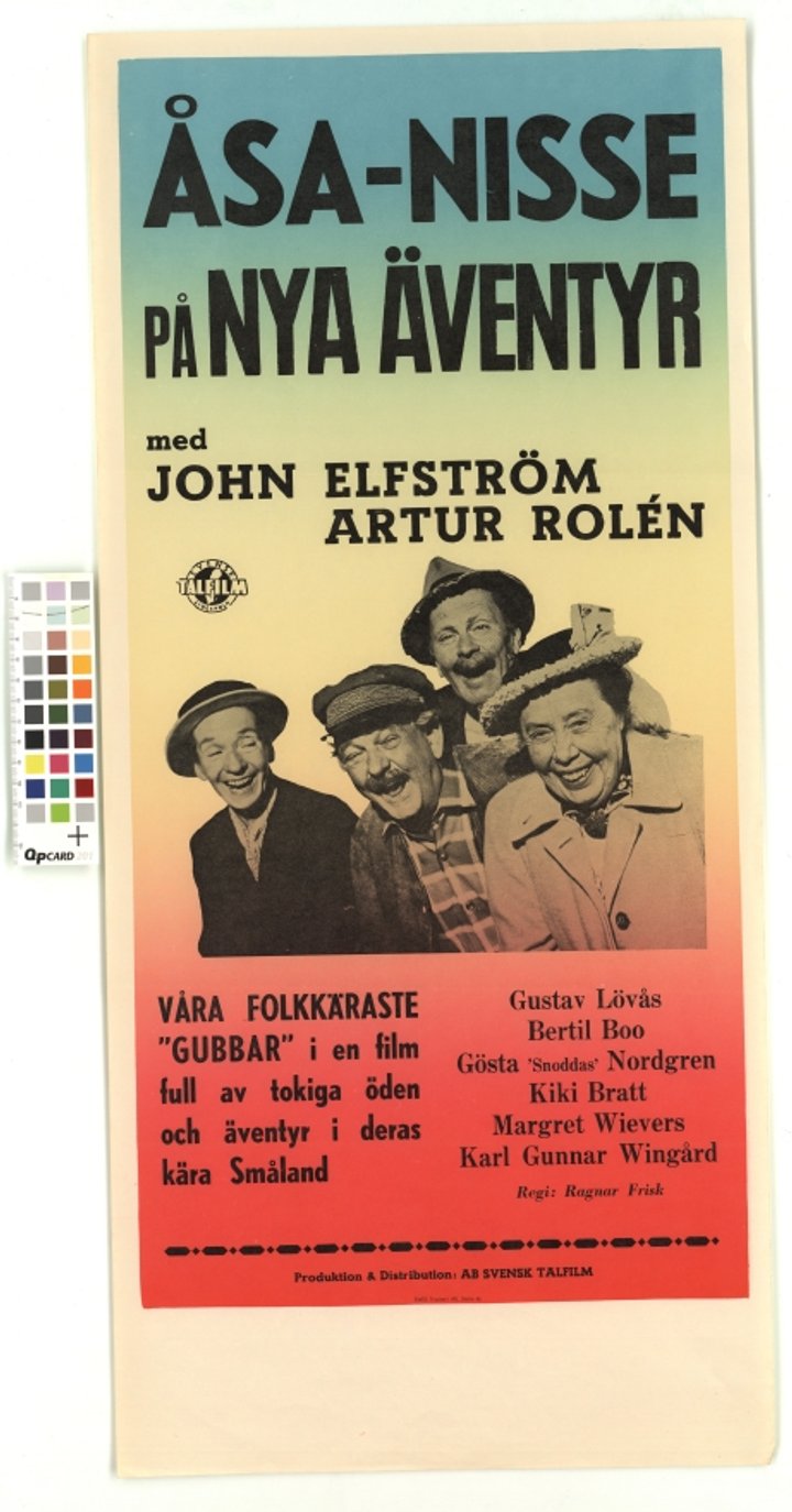 Åsa-nisse På Nya Äventyr (1952) Poster